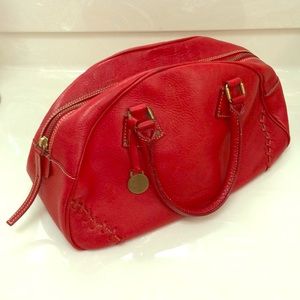 Dooney and Bourke red satchel